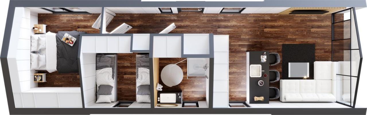Chalet Stuhleckblick-Ferienhaus Direkt An Der Piste Und Mit Eigener Sauna 塞默灵施皮塔尔 外观 照片