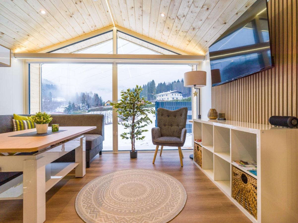 Chalet Stuhleckblick-Ferienhaus Direkt An Der Piste Und Mit Eigener Sauna 塞默灵施皮塔尔 外观 照片