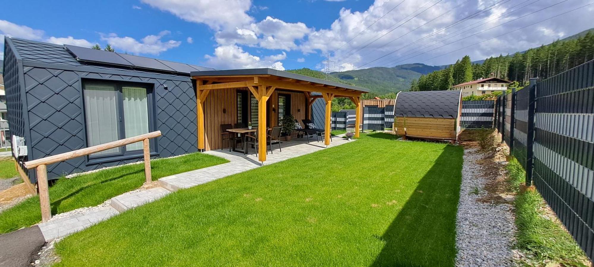 Chalet Stuhleckblick-Ferienhaus Direkt An Der Piste Und Mit Eigener Sauna 塞默灵施皮塔尔 外观 照片